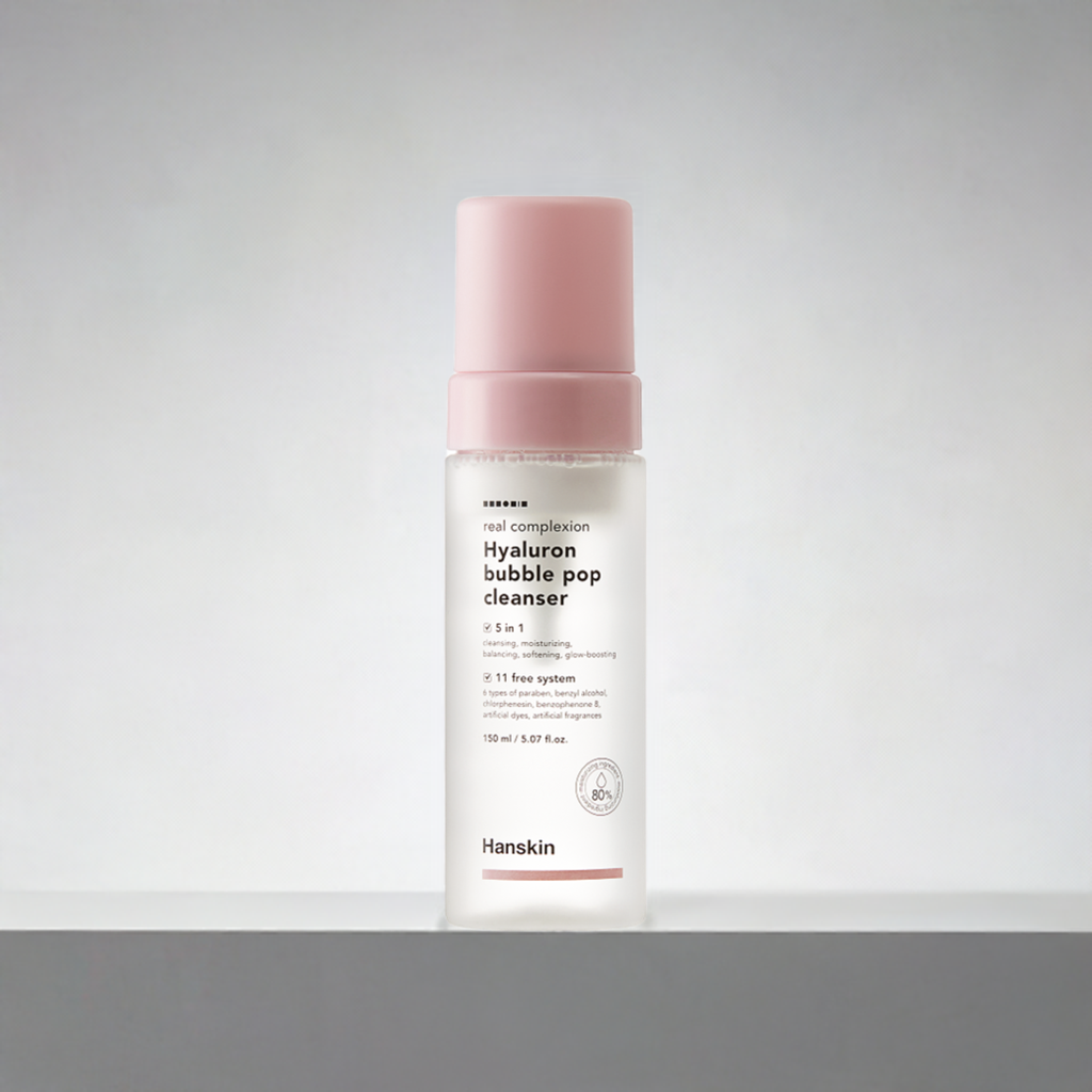 HANSKIN Real Complexion Hyalurion Bubble Pop Cleanser
